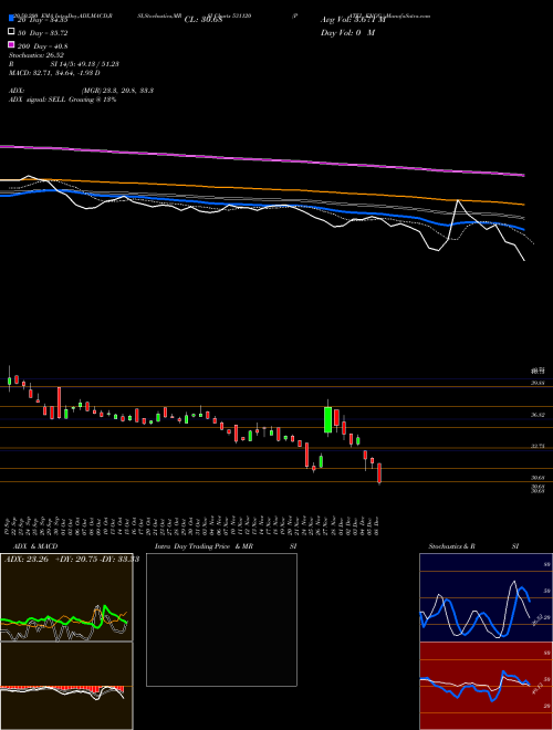 PATEL ENGG. 531120 Support Resistance charts PATEL ENGG. 531120 BSE