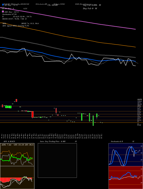 RAFL 538921 Support Resistance charts RAFL 538921 BSE