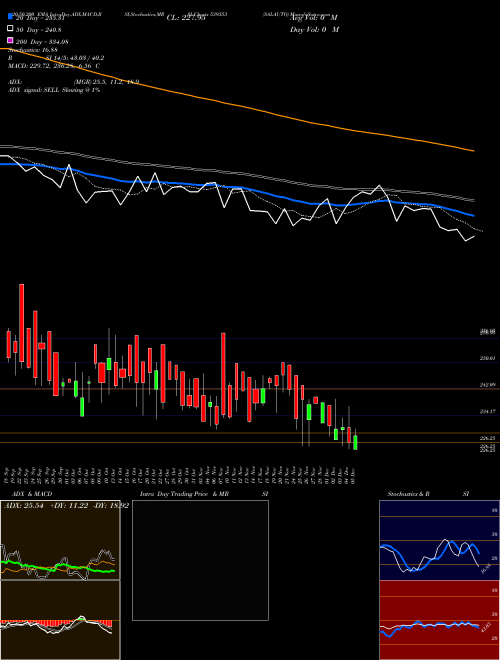 SALAUTO 539353 Support Resistance charts SALAUTO 539353 BSE