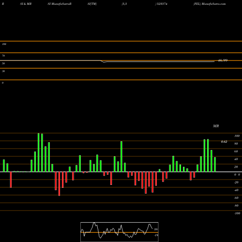 RSI & MRSI charts FEL 523574 share BSE Stock Exchange 