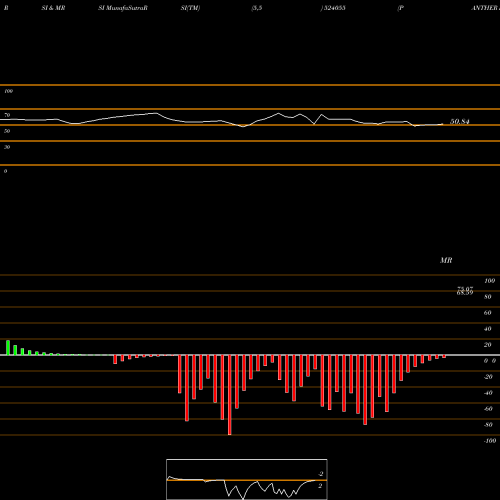 RSI & MRSI charts PANTHER INDUSTRIAL PRODUCTS LT 524055 share BSE Stock Exchange 