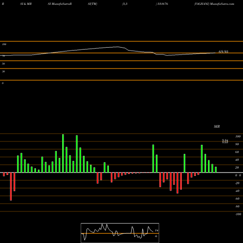 RSI & MRSI charts VAGHANI 531676 share BSE Stock Exchange 