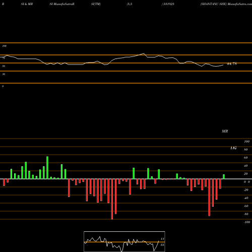 RSI & MRSI charts SHANTANU SHE 531925 share BSE Stock Exchange 
