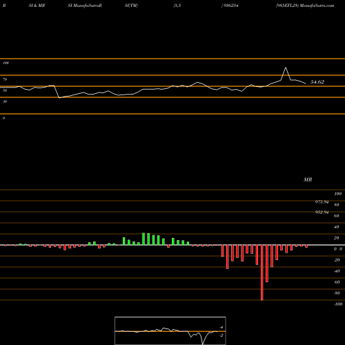 RSI & MRSI charts 985EFL28 936254 share BSE Stock Exchange 