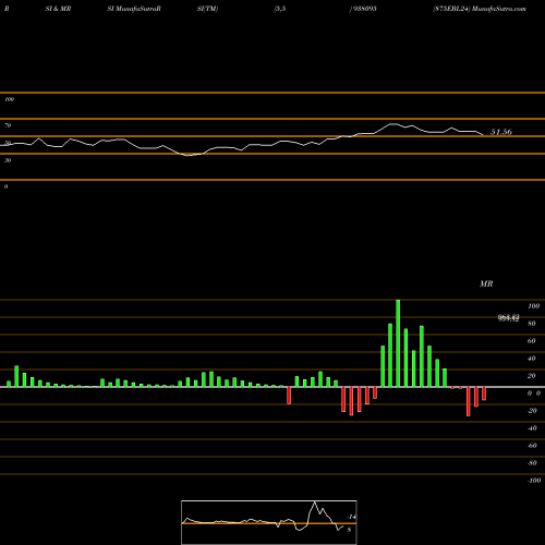 RSI & MRSI charts 875EBL24 938095 share BSE Stock Exchange 