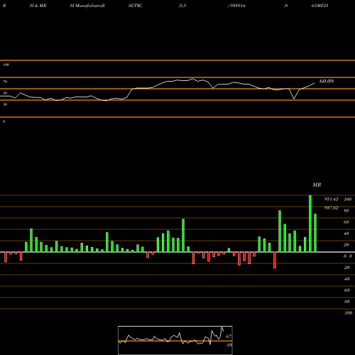 RSI & MRSI charts 865MF25 938914 share BSE Stock Exchange 