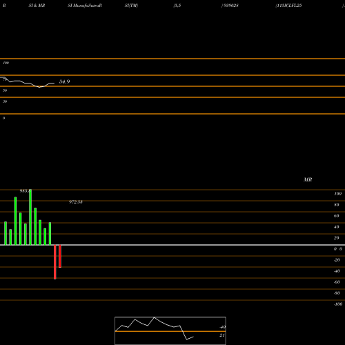RSI & MRSI charts 115ICLFL25 939028 share BSE Stock Exchange 