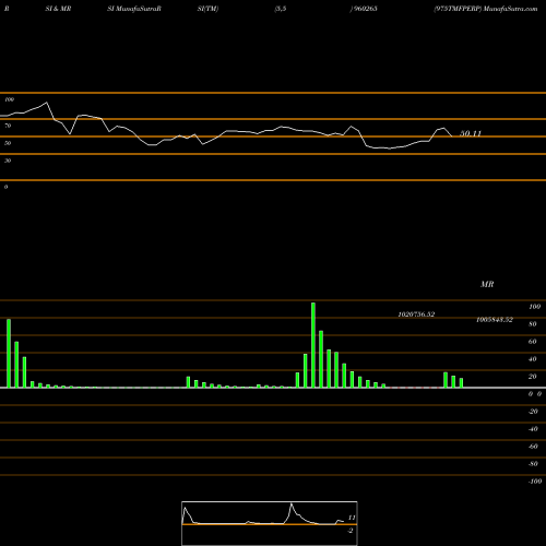 RSI & MRSI charts 975TMFPERP 960265 share BSE Stock Exchange 