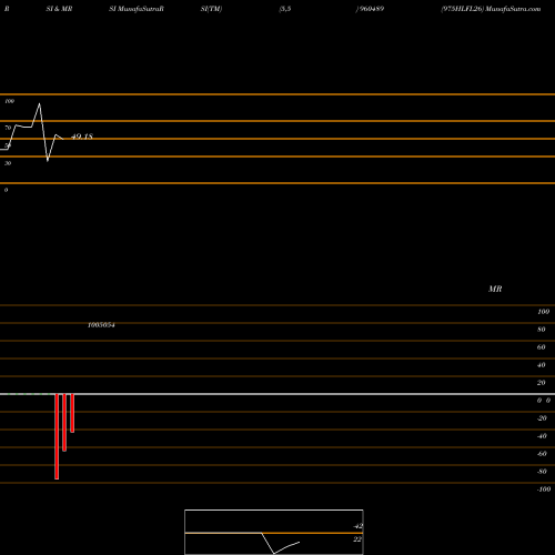 RSI & MRSI charts 975HLFL26 960489 share BSE Stock Exchange 