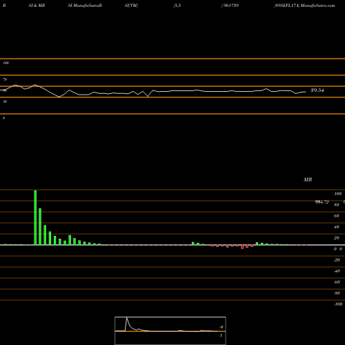 RSI & MRSI charts 89SEFL17A 961739 share BSE Stock Exchange 