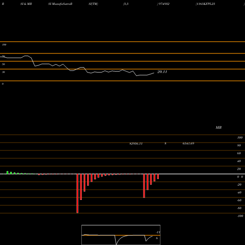 RSI & MRSI charts 1165KFPL25 974932 share BSE Stock Exchange 