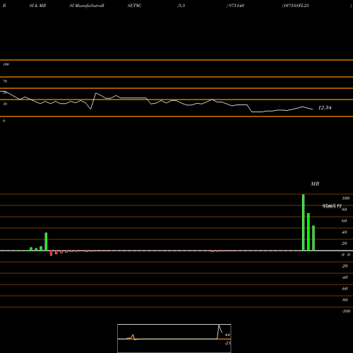 RSI & MRSI charts 1075SSFL25 975140 share BSE Stock Exchange 