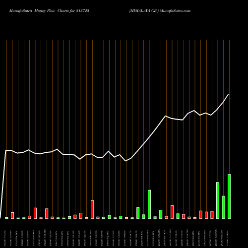Money Flow charts share 513723 HIMALAYA GR. BSE Stock exchange 