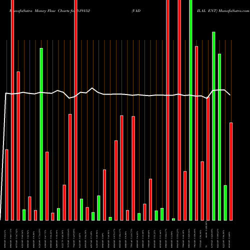 Money Flow charts share 519152 VADILAL ENT BSE Stock exchange 