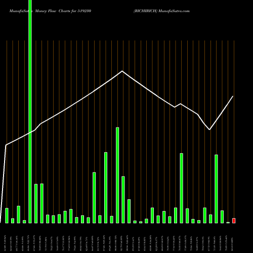 Money Flow charts share 519230 RICHIRICH BSE Stock exchange 