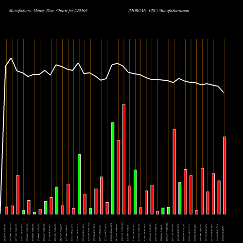 Money Flow charts share 523160 MORGAN CRU BSE Stock exchange 