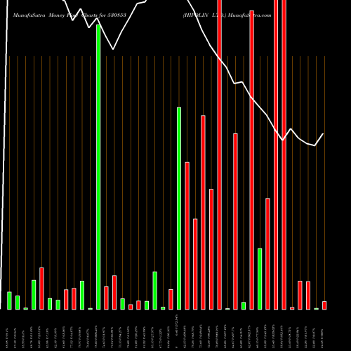 Money Flow charts share 530853 HIPOLIN LTD. BSE Stock exchange 