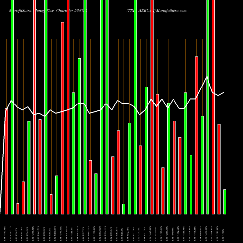 Money Flow charts share 534755 TRIO MERCAN BSE Stock exchange 