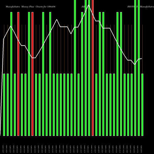 Money Flow charts share 536456 RJ BIOTECH BSE Stock exchange 