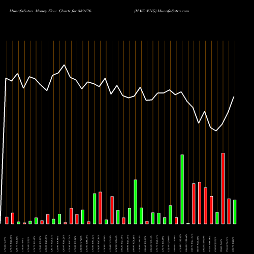 Money Flow charts share 539176 HAWAENG BSE Stock exchange 