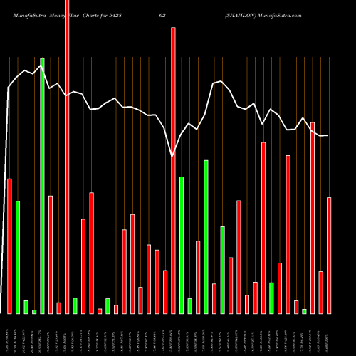 Money Flow charts share 542862 SHAHLON BSE Stock exchange 