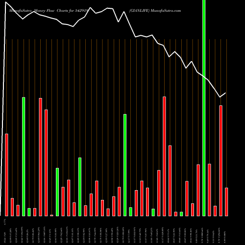 Money Flow charts share 542918 GIANLIFE BSE Stock exchange 