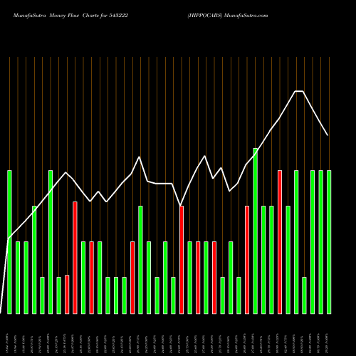 Money Flow charts share 543222 HIPPOCABS BSE Stock exchange 