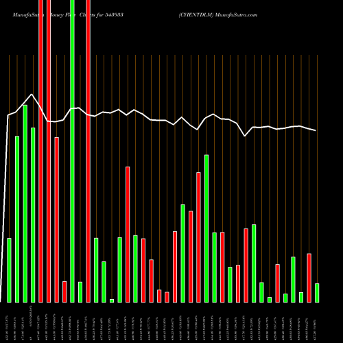 Money Flow charts share 543933 CYIENTDLM BSE Stock exchange 