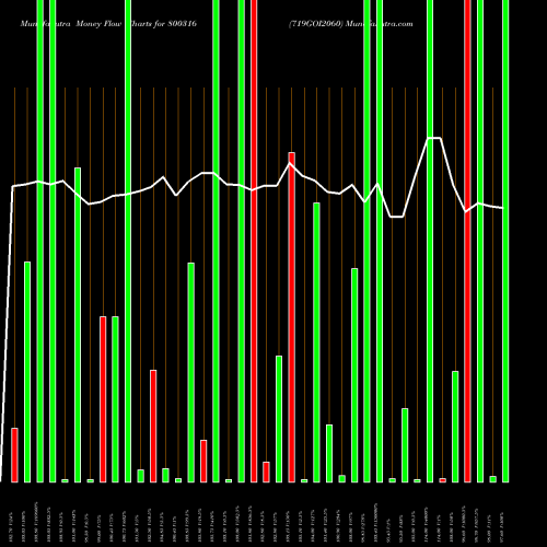 Money Flow charts share 800316 719GOI2060 BSE Stock exchange 