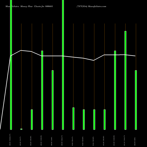 Money Flow charts share 800601 737GS54 BSE Stock exchange 