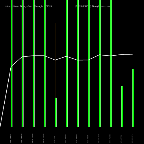 Money Flow charts share 810989 742GUJSDL31 BSE Stock exchange 