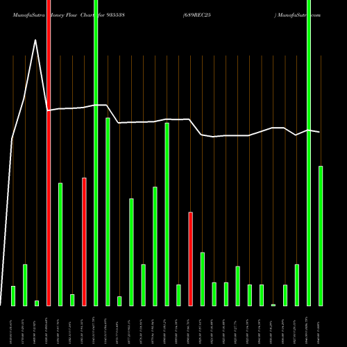 Money Flow charts share 935538 689REC25 BSE Stock exchange 