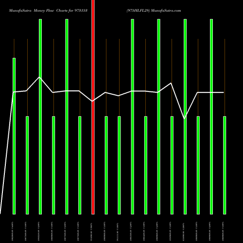 Money Flow charts share 973153 975HLFL28 BSE Stock exchange 