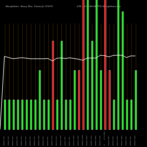 Money Flow charts share 975975 CFL-10.5%-30-8-36-PVT BSE Stock exchange 