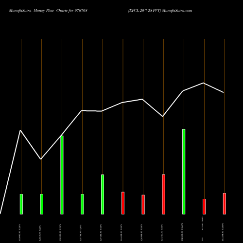 Money Flow charts share 976708 EFCL-20-7-28-PVT BSE Stock exchange 