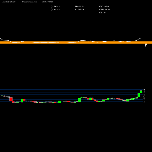 Monthly charts share 513540 T.N.STEEL TU BSE Stock exchange 