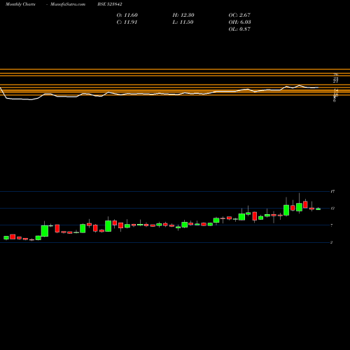 Monthly charts share 523842 SUPER TANNER BSE Stock exchange 