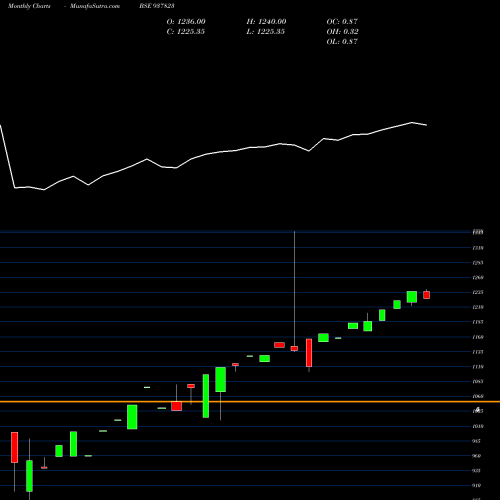 Monthly charts share 937823 ZCIHFL25 BSE Stock exchange 