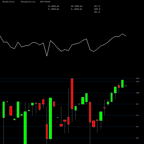 Monthly charts share 938366 1010EFSL28 BSE Stock exchange 
