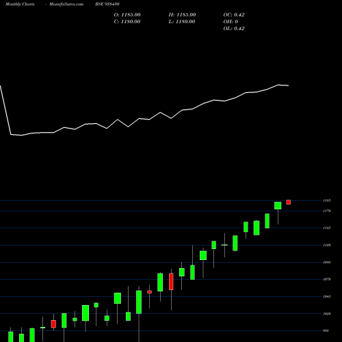 Monthly charts share 938430 MFL020223 BSE Stock exchange 