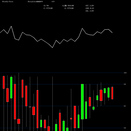 Monthly charts share 938658 967EFS28 BSE Stock exchange 