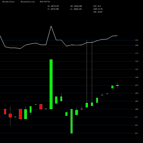 Monthly charts share 938792 9MFL25A BSE Stock exchange 