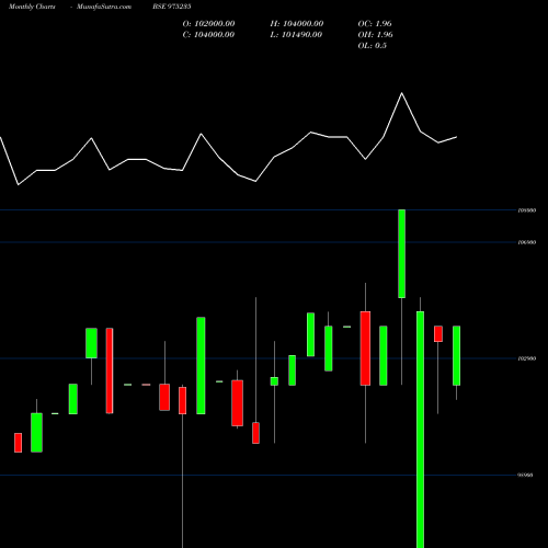 Monthly charts share 975235 1225AFPL29 BSE Stock exchange 
