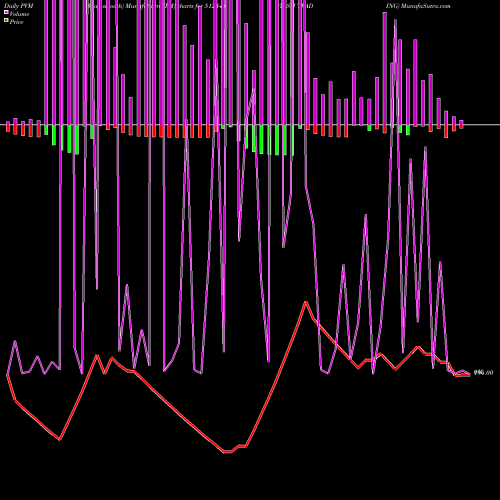 PVM Price Volume Measure charts YASH TRADING 512345 share BSE Stock Exchange 