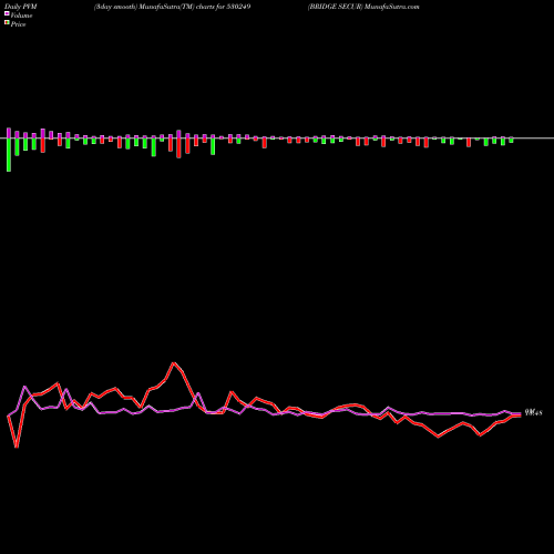 PVM Price Volume Measure charts BRIDGE SECUR 530249 share BSE Stock Exchange 