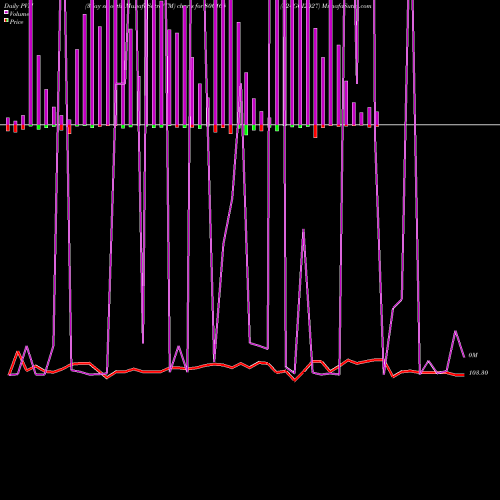 PVM Price Volume Measure charts 824GOI2027 800164 share BSE Stock Exchange 