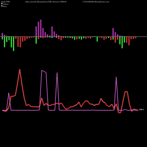 PVM Price Volume Measure charts 719GOI2060 800316 share BSE Stock Exchange 