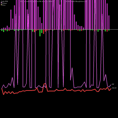 PVM Price Volume Measure charts 563GOI2026 800431 share BSE Stock Exchange 