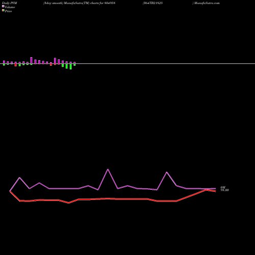 PVM Price Volume Measure charts 364TB21825 804958 share BSE Stock Exchange 
