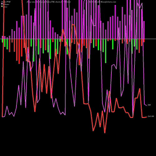 PVM Price Volume Measure charts 1025SEFL22 936424 share BSE Stock Exchange 